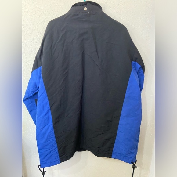 Walt Disney World Mickey Mouse Jacket Navy Blue Nylon Heavy Coat Vintage Sz XL - Picture 8 of 12